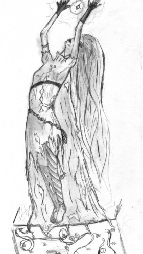 sorceress drawing
