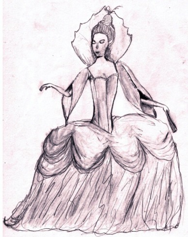 queen drawing